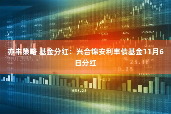 亦丰策略 基金分红：兴合锦安利率债基金11月6日分红
